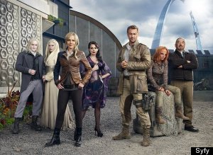 The Principal cast of Defiance. 